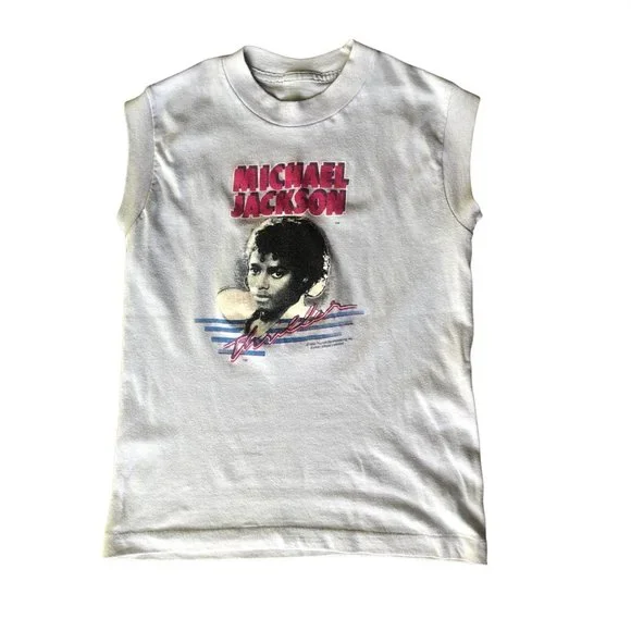 RARE Vintage 1984 Thriller Michael Jackson Tank - Picture 2 of 7
